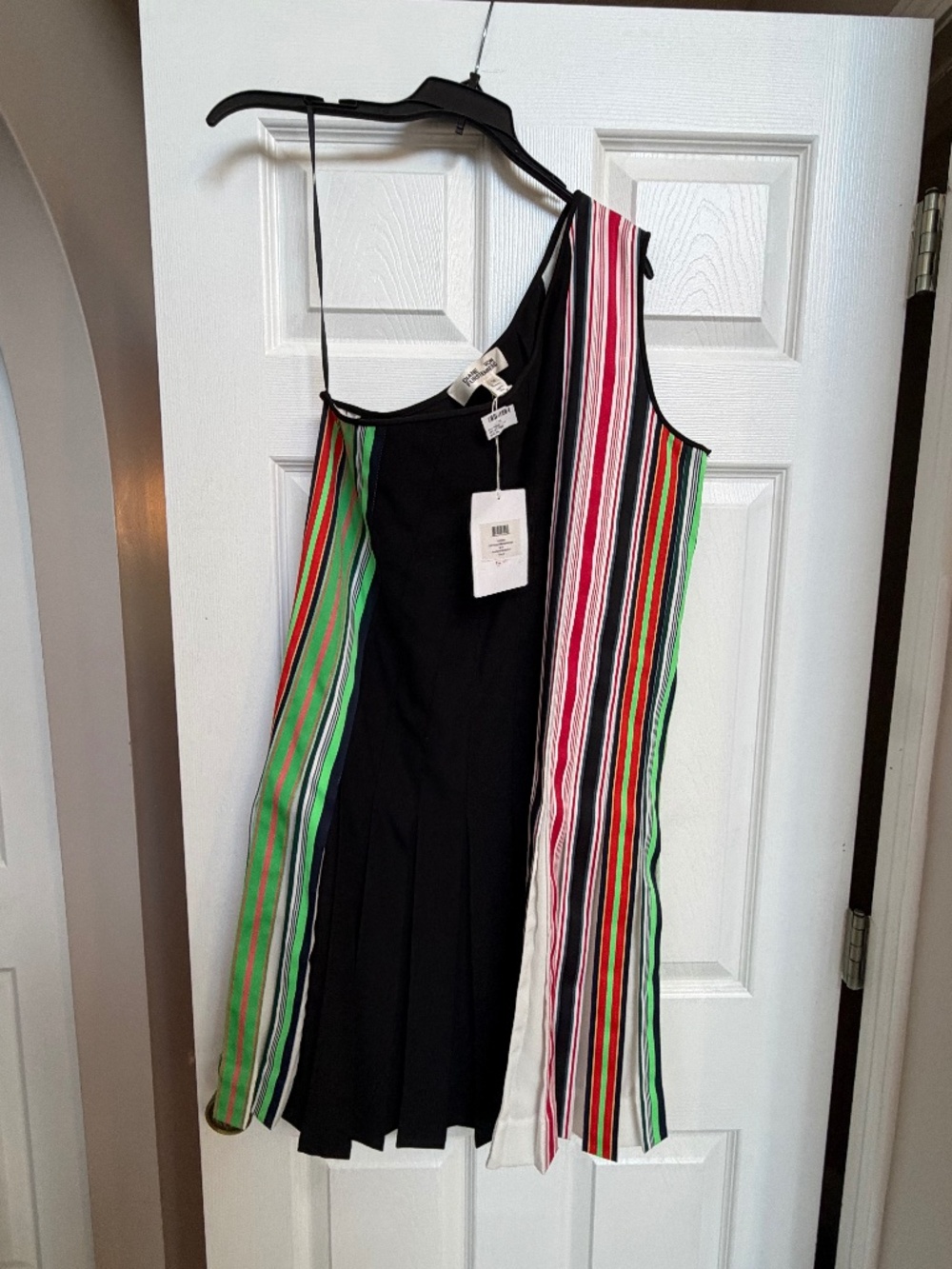 DVF one shoulder dress